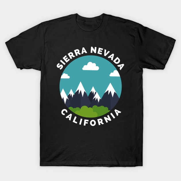 Sierra Nevada California - Sierra Nevada Ski Snowboard Mountain California Yosemite Travel T-Shirt by Famgift